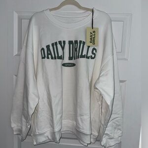 Daily Drills Oversized Sport Crew - Size XS/S